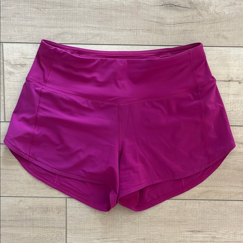 lululemon athletica Magenta Athletic Shorts
